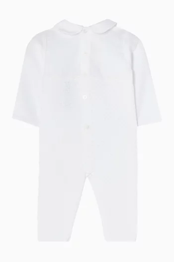 Peter Pan Collar Knitted Jumpsuit