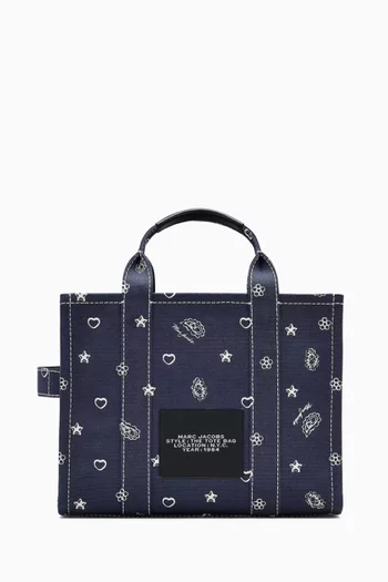 The Medium Tote Bag in Bandana Canvas