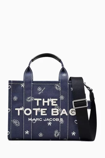 The Small Tote Bag in Bandana Canvas