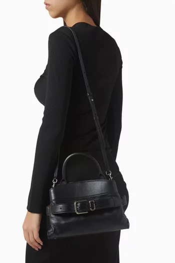 The Small Dakota Satchel Bag in Leather