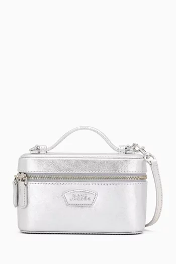 The Everyday Vanity Bag in Metallic Leather