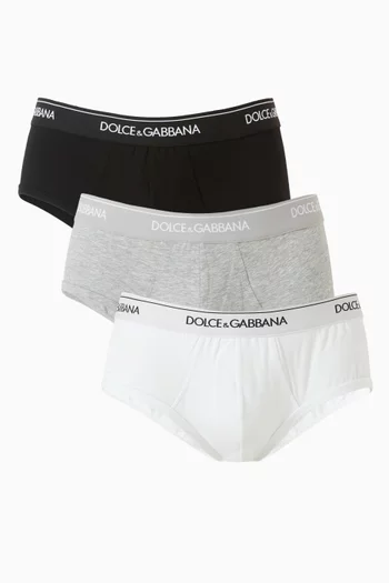 Brando Briefs in Cotton, Set of 3