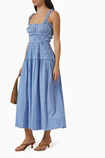 Marianne Striped Midi Dress