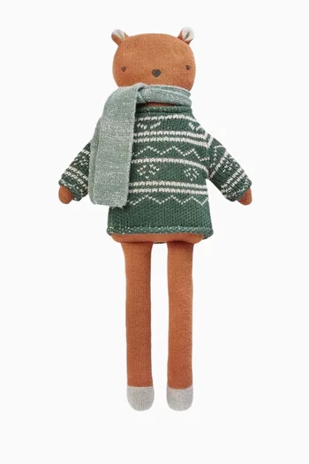 Bear Sweater Toy in Knit