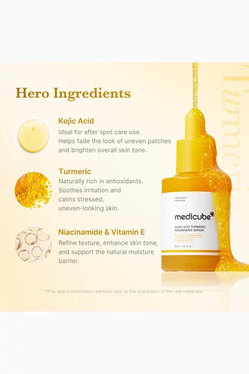 Kojic Acid Turmeric Clarifying & Balancing Serum for Troubled Skin, 30ml