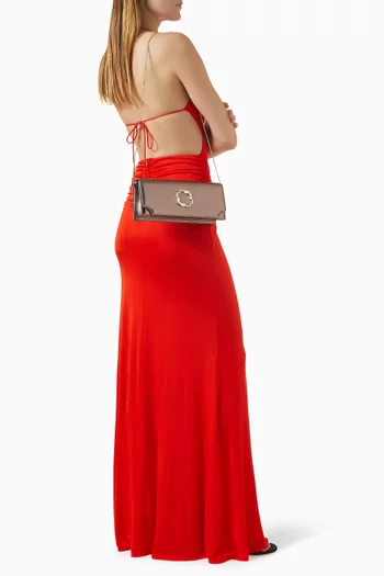 كلاتش فيفيان جلد نابا لامع