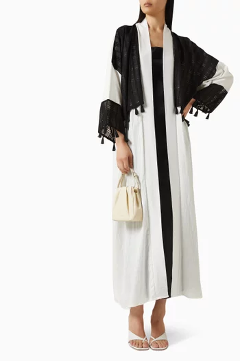 Colour-block Abaya