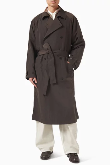 Crisp Raglan Trench Coat