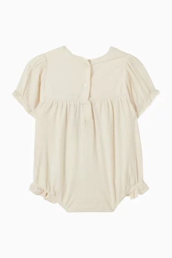 Embroidered Bodysuit Set