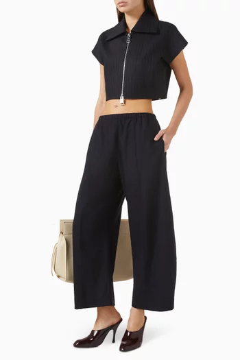 بنطال كلوفر مزيج صوف وكشمير