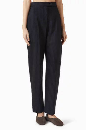 Jude Pants in Silk-wool Faille
