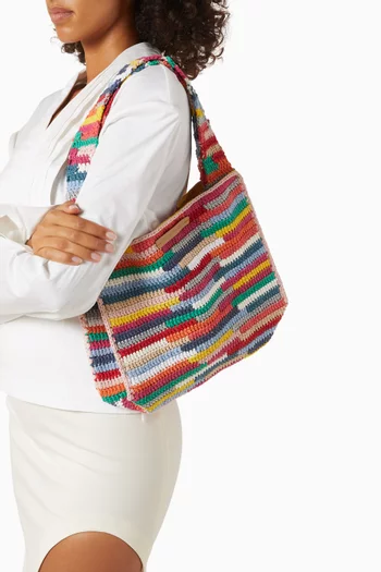 Fun Crochet Tote Bag