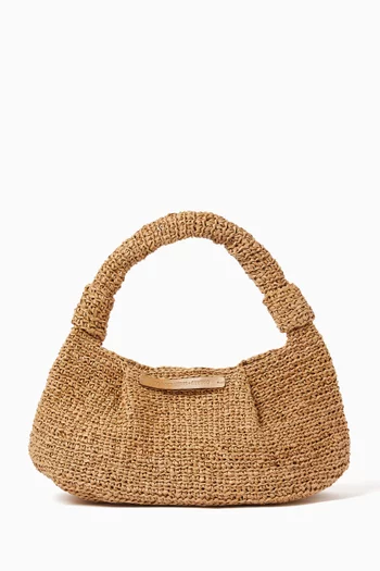 Only Top-handle Bag in Raffia