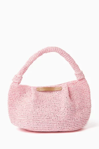 Only Top-handle Bag in Raffia