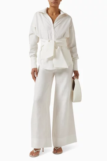 Ese Momento Bow Shirt in Cotton