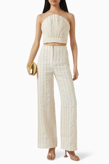 Copa Cabana Rope Top in Linen