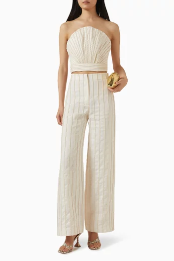 Tuyo Wide-leg Pants in Linen