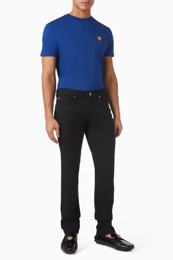 تي شيرت بشعار الماركة قطن جيرسيه