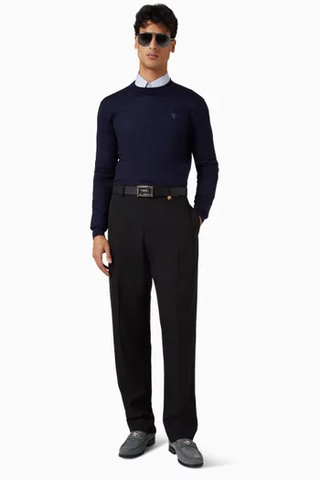 Knit Sweater in Wool-blend