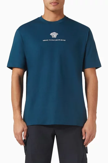 تي شيرت بشعار ميدوسا قطن جيرسيه