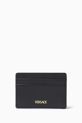 V Card Holder in Leather