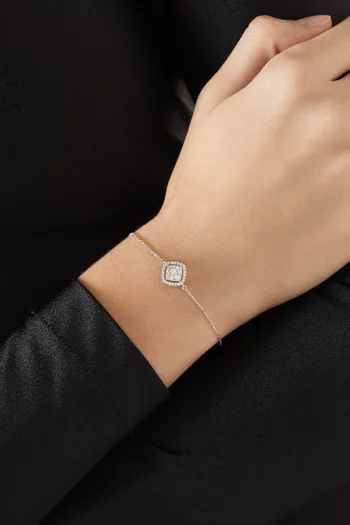 One Six Eight Diamond Bracelet in 18kt White Gold