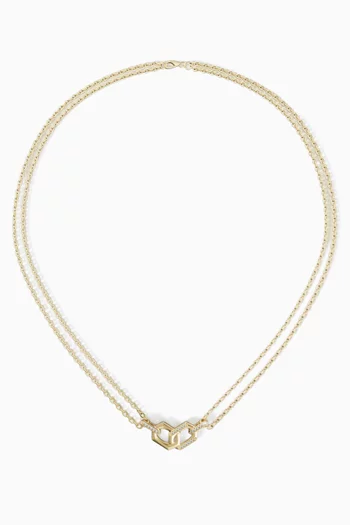 Links Forever Linked Diamond Necklace in 18kt Gold