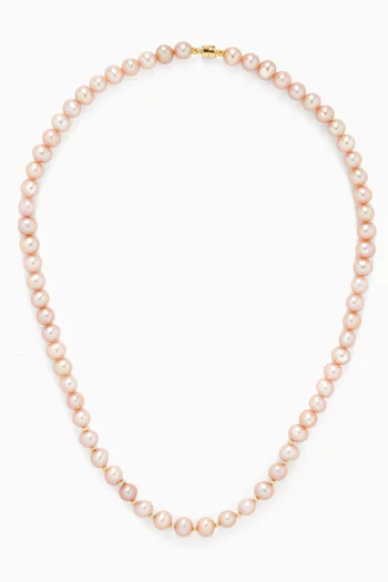 Kiku Pearl Necklace in 18kt Gold
