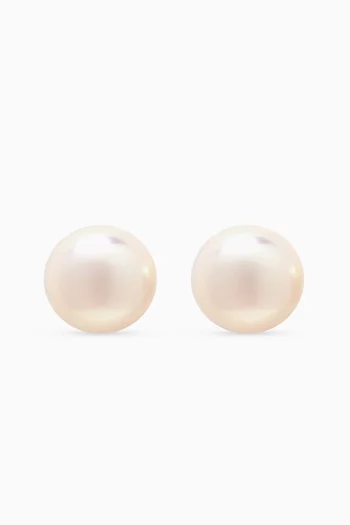 Kiku Pearl Earrings in 18kt Gold