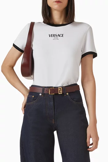 حزام جوديس بزخارف يونانية جلد