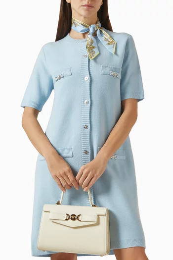 وشاح رفيع مزين بنقشة باروكية حرير تويل