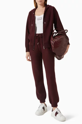 بنطال رياضي منسوج من مزيج كشمير