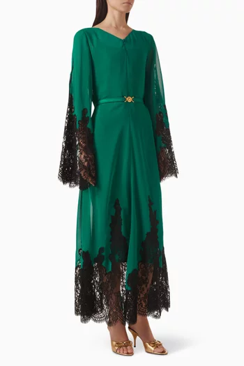 Belted Dress in Georgette