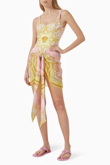 Printed Foulard Skirt