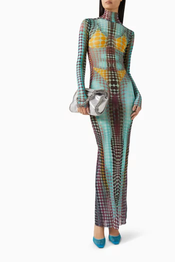 Re-edition High-neck Dress