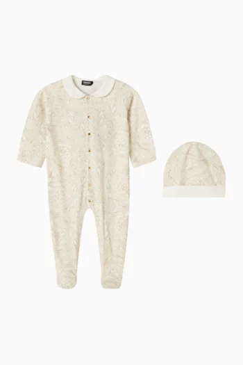 Barocco Sleepsuit Set in Cotton
