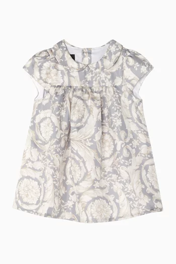 Barocco Dress Set in Silk-twill