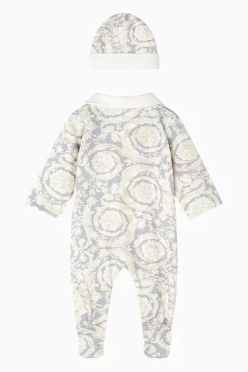 Barocco Sleepsuit Set in Cotton