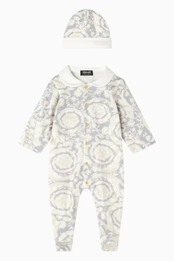 Barocco Sleepsuit Set in Cotton