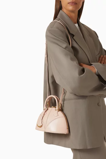 Small Marquise Top-handle Bag in Leather