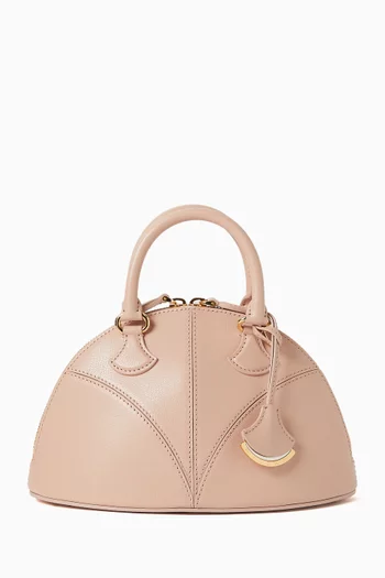 Small Marquise Top-handle Bag in Leather