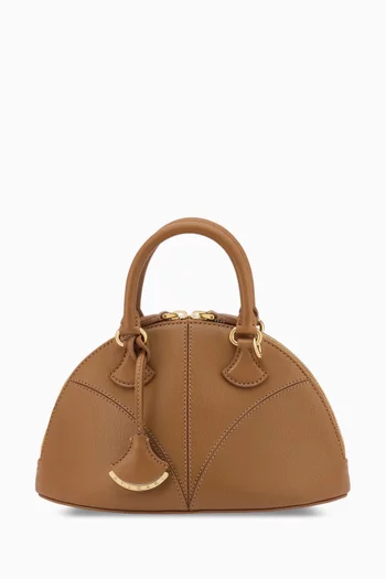 Small Marquise Top-handle Bag in Leather