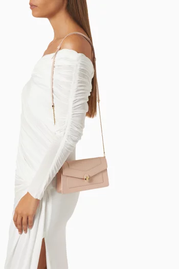 Serpenti Forever Pochette Bag in Leather