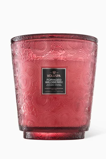 Foraged Wildberry 5 Wick Hearth Candle, 3500g