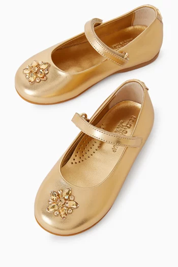 Ballet Flats in Nappa Leather