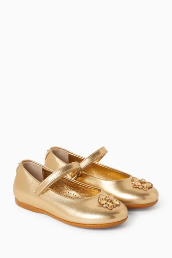 Ballet Flats in Nappa Leather