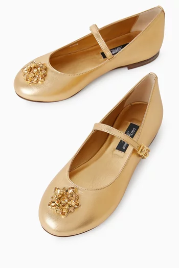 Ballet Flats in Nappa Leather