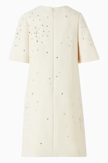 فستان مطرز بالترتر