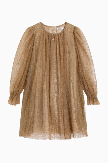 فستان دانتيل لامع