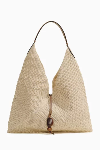 حقيبة أوريغامي كبيرة فيك منسوج